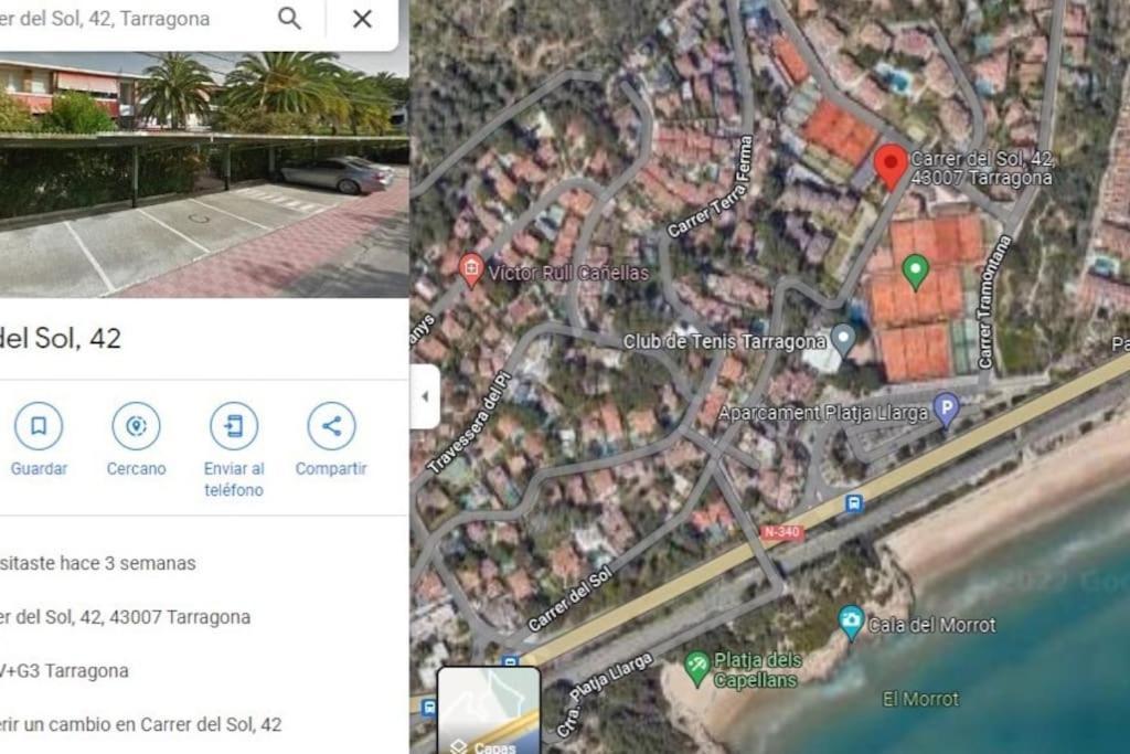 Coqueto Alojamiento Con Banera De Hidromasaje Apartment Tarragona Luaran gambar